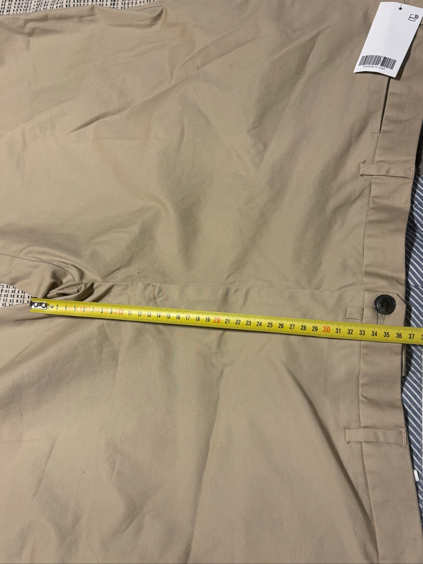 Pantalón chino beige Emidio Tucci El Corte Inglés t66 regular fit beige trousers chino – photo 12